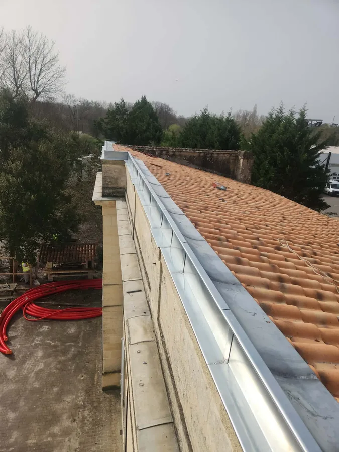 Phase 1 : Démolition ancienne toiture